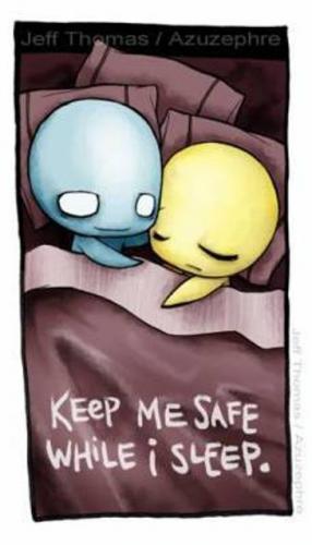 Keep me safe while I sleep