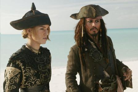 pirates of the caribbean - elisabeth en Captain jack Sparrow