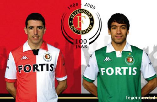 Nieuwe Shirts van Feyenoord 2008-2009 