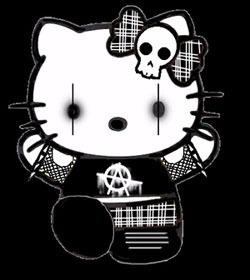 punk gothic hello kitty