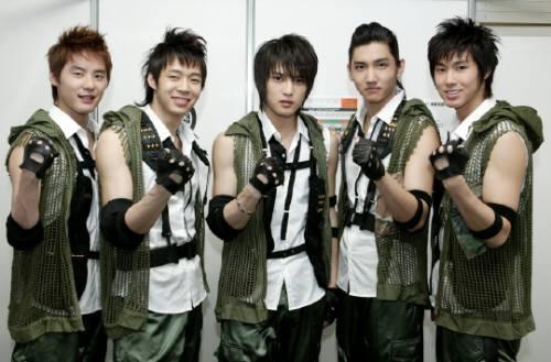 DBSK, army look