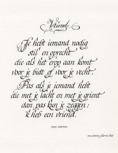 myn favo gedicht van Toon Hermans