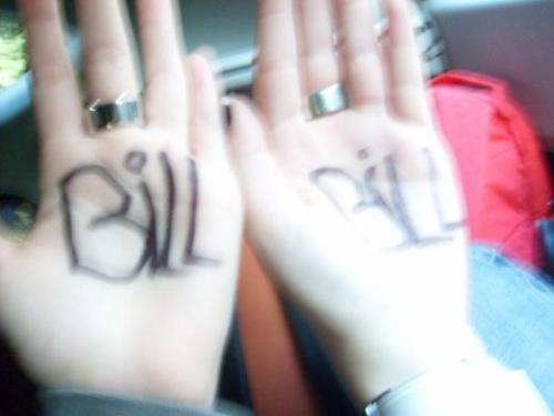 Bill, dat hadden Lily en ik op onze handen geschreven bij Werchter Boutique