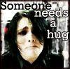 give him a hug people xD