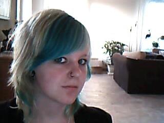 Me with the blue hair xD