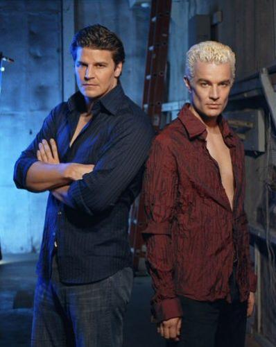 mijn twee favo vampires ^^  (links : angel  , rechts : spike !!!! 