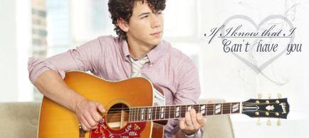Nick Jonas. (he's mine)