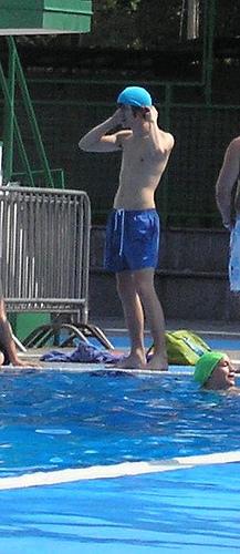 Alex Turner In SwimSuit. <3 [Love The SwimCap, Al. XP]