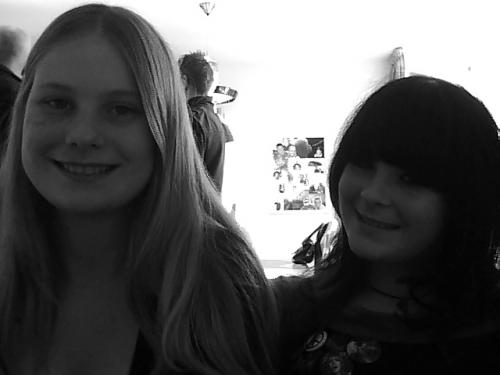 ^^Melissa (links) en ik (rechts)