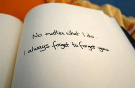 Forget to forget you