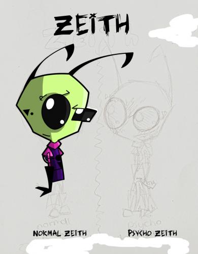 Lol another work in process xD This is a ref to my IZ-fancharacter (Irken) Zeith :D It has my name :3