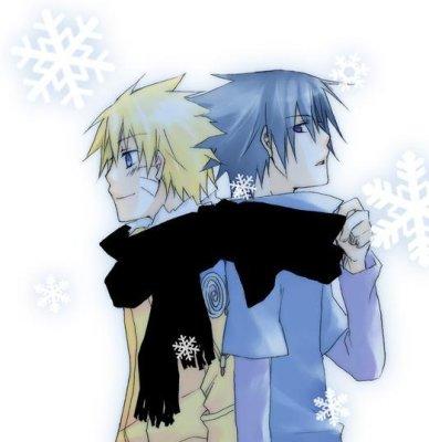 NaruSasu <3  Yay Snowy  : 3