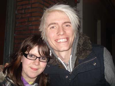 - omg my face - Kyle was cute, i hugged him ;3