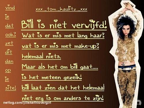 bill is NIET verwijfd