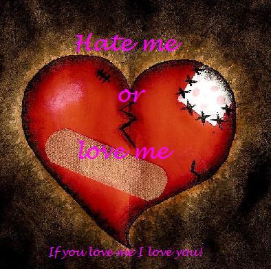 hate me or love me