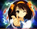 Weer een nieuwe profiel foto xD Haruhi Suzumiya