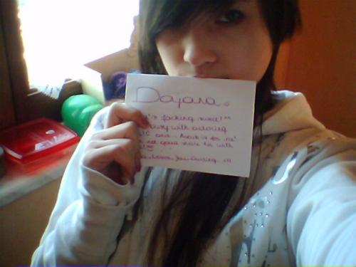 Sign 4 Dajana. <3