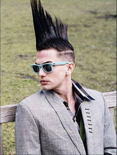 Jackson Rathbone <3 with a mohawk