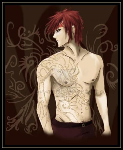 Gaara's tatoo