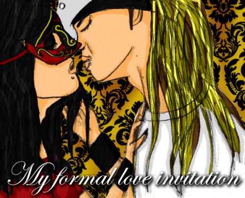 My Formal Love Invitation - made for my new story! I MADE IT MY OWN!