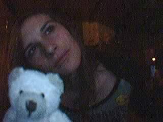 Sofie with her teddybear