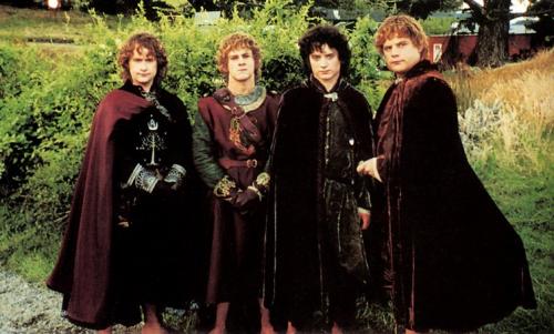 the 4 hobbits