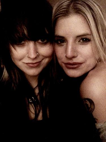 Sierra Kusterbeck + Juliet Simms.