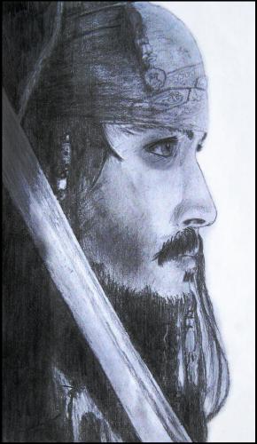 Captain Jack Sparrow! Yes, I made this  I did have a reference picture