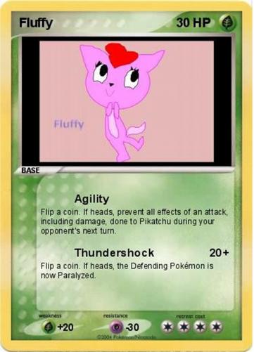 fluffy pokemon kaart