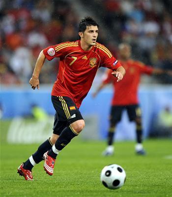 David Villa in actie (: