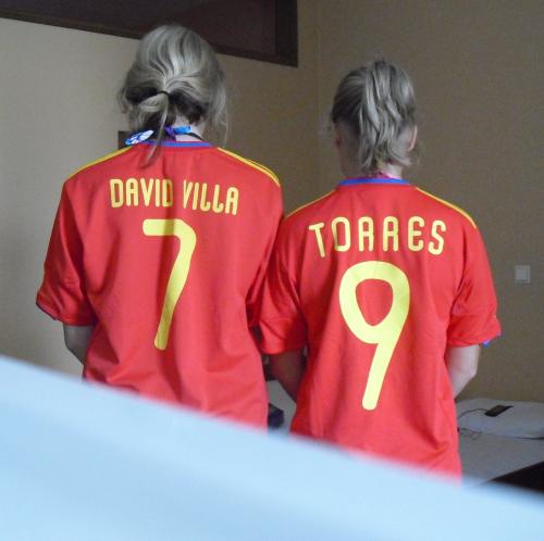 David Villa(Inge BFF(H)) && Fernando Torres(ikke xD):D hou van die shirts:9~