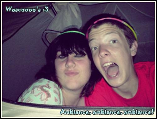 Maaike & Robbe.  Sleepover by Laure. ^^