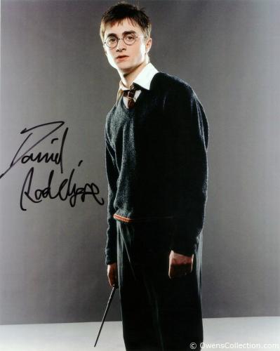 handtekening van Daniel Radcliffe