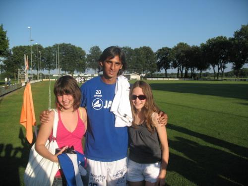 Me/Bryan Ruiz/ My best friend.