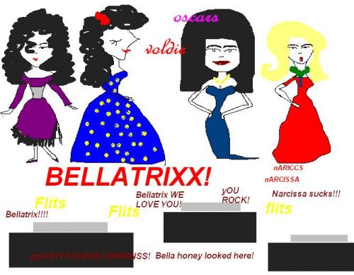 WOOOD BELLATRIX! == er staat bij dat stukie wa niet te lezen is ; YOUR FASHION OOWWWNNSS!!