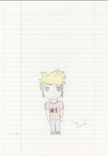 Blond haired chibi boy.