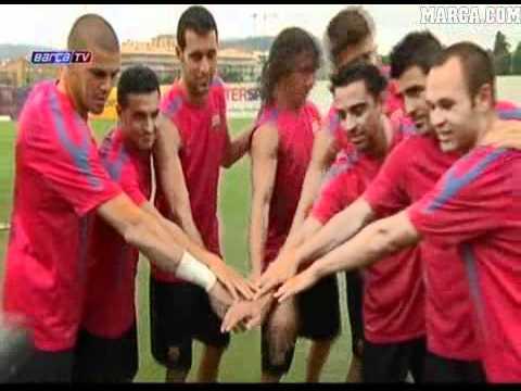 Spelers bij FC Barcelona van het Spaanse elftal