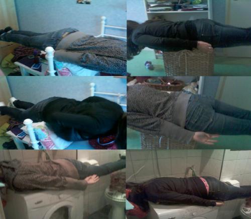 Planking with my bestie!<3 X Maj.