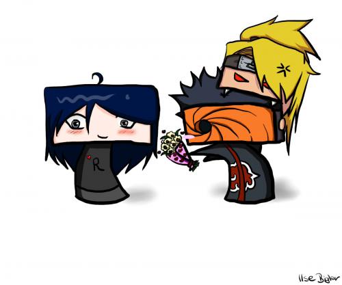 Stupid Ren (JoyceMonster), stupid Deidara and stupid Tobi :3 By meee!!