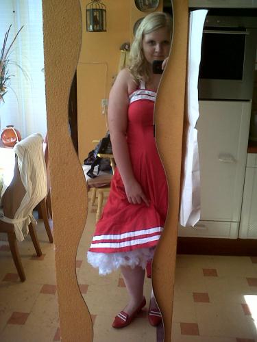 Fifties dress! Voor mn 18e verjaardag ^^