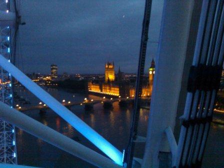 Het uitzicht van The London's Eye