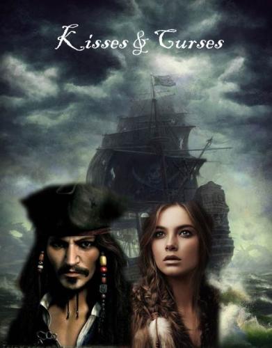 De cover voor mijn nieuwe verhaal, Kisses & Curses!
