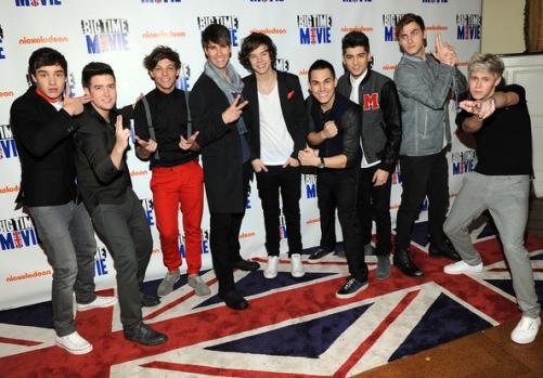 Big Time Rush & One Direction.