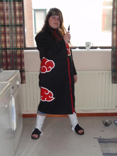 voor proefje van me deidara cosplay