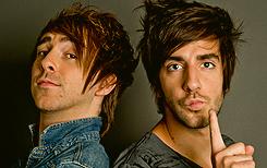 Alex Gaskarth and Zack Barakat