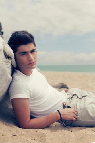 Zayn at the beach