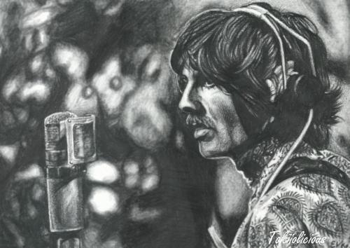 George van The Beatles getekend door mezelf xD