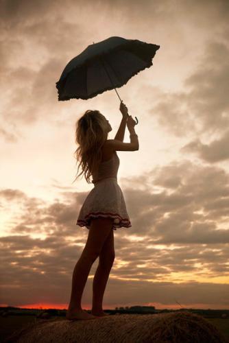 You said when the storm came, you would be there with your umbrella to block the rain.