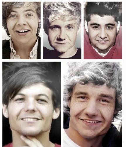 De opa's van One Direction :P