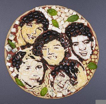 1D op een pizza